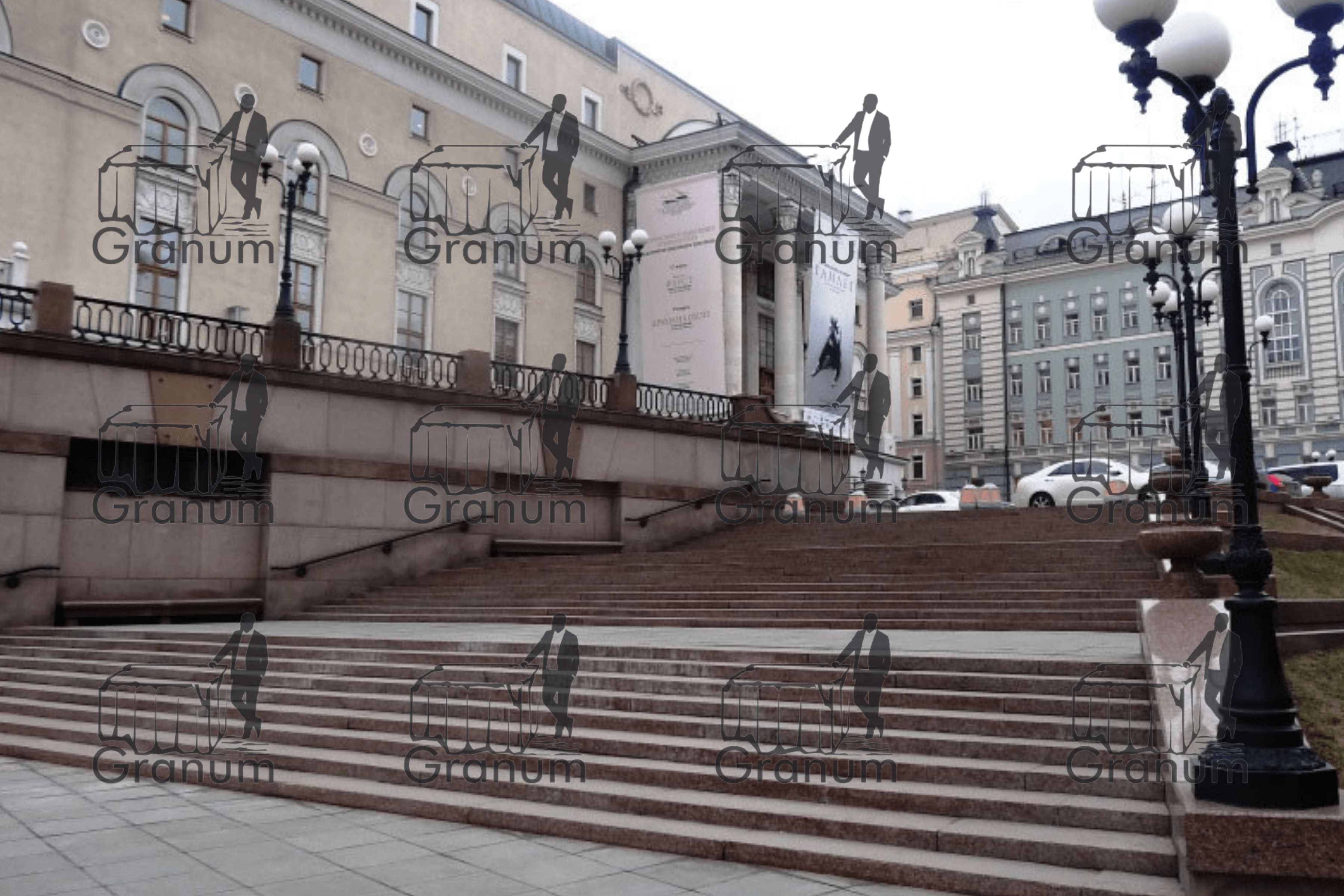 Сходи з Межирічського граніту